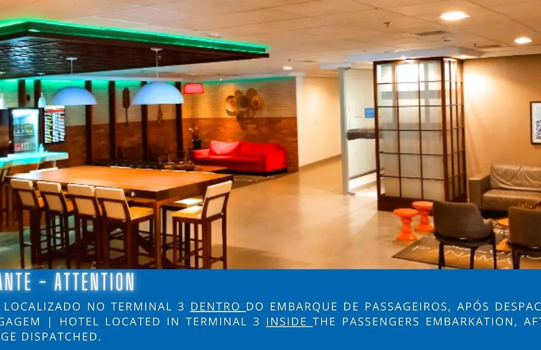 Tryp By Wyndham Sao Paulo Airport - Hotel De Transito Terminal 3 Internacional - Lado Ar - Area Restrita A Passageiros Ja Embarcados E Sem Bagagens Para Despachar - Transit Hotel, Only Carry-On-1